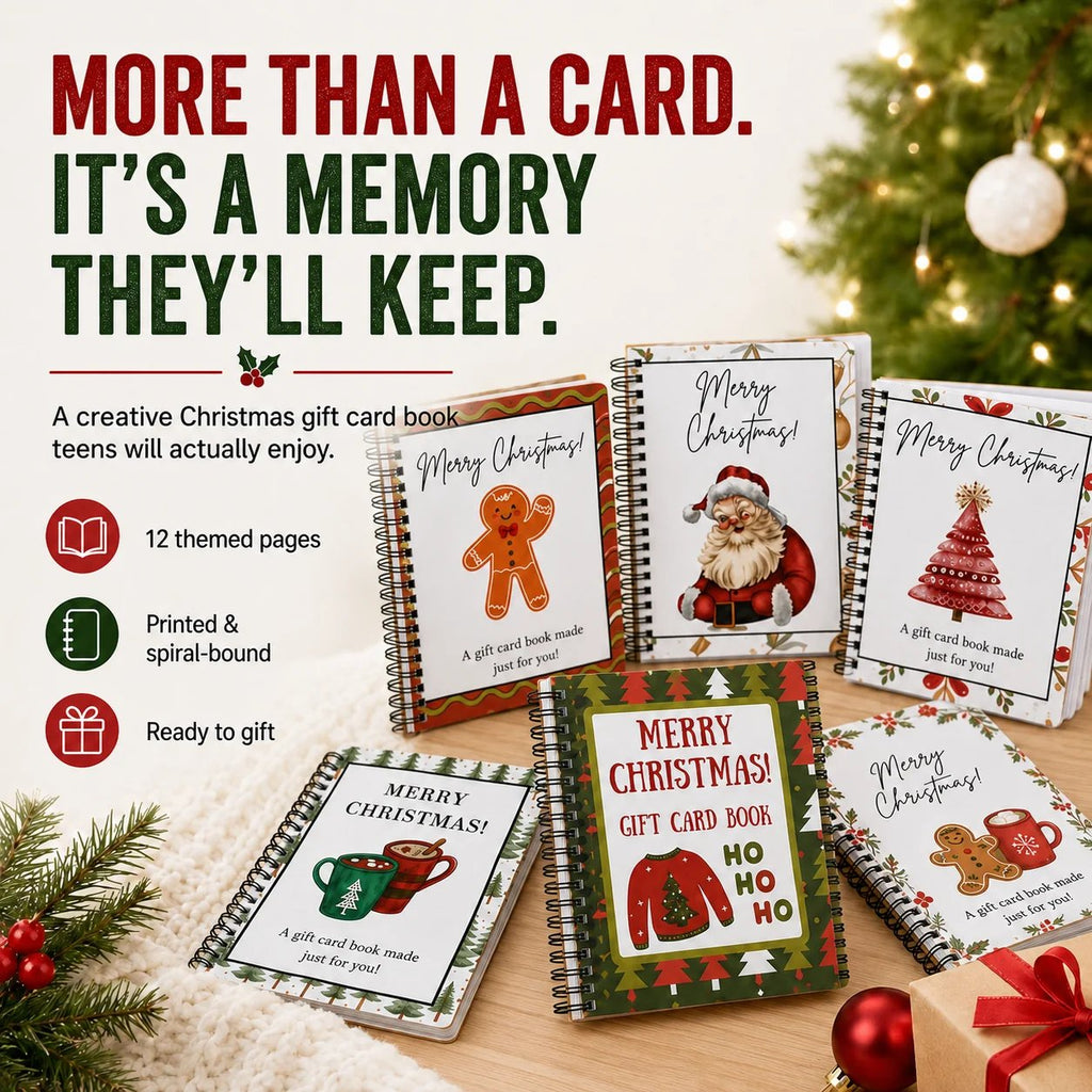 🎁LAST DAY 49% OFF🎅 Christmas Gift Card Book