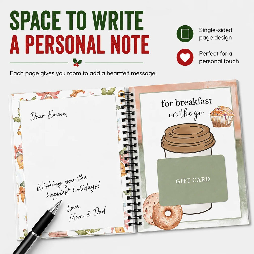 🎁LAST DAY 49% OFF🎅 Christmas Gift Card Book