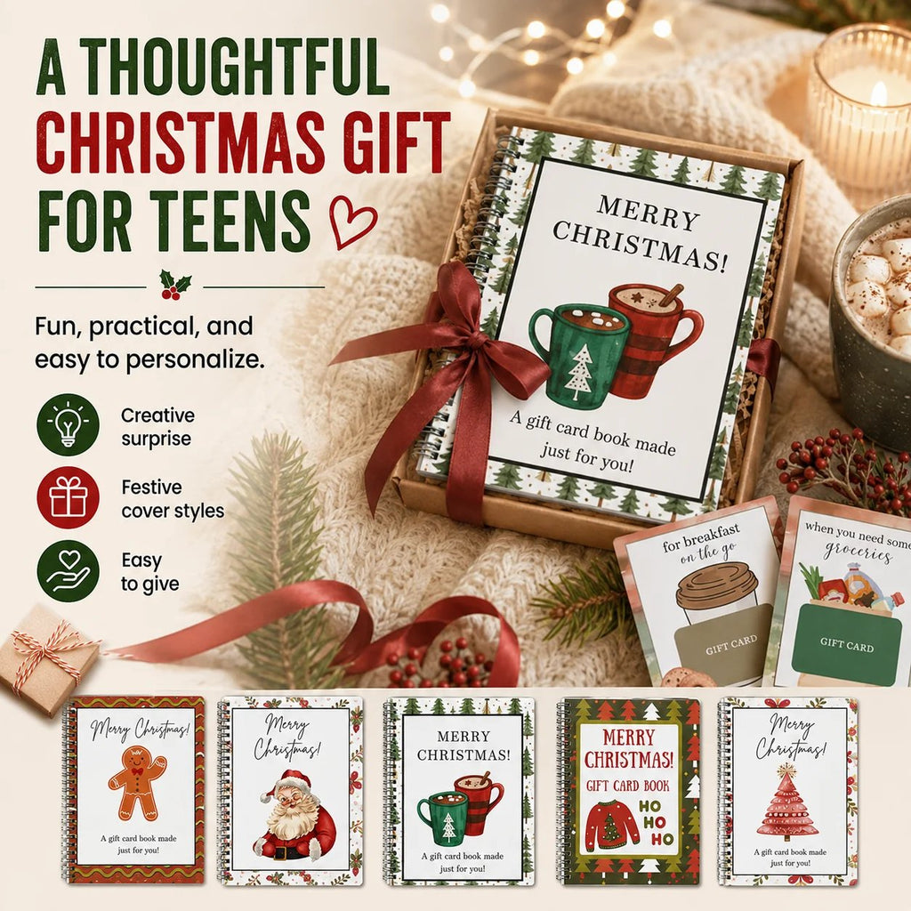 🎁LAST DAY 49% OFF🎅 Christmas Gift Card Book