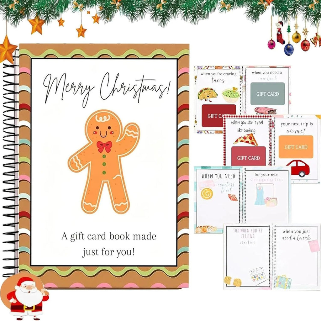 🎁LAST DAY 49% OFF🎅 Christmas Gift Card Book