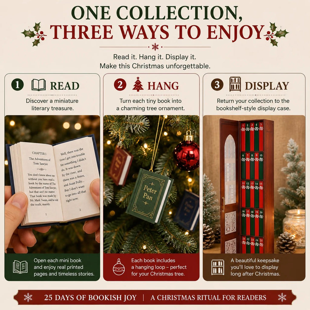 🎁📚 25-Day Mini Book Advent Calendar – A Book Lover's Christmas Countdown