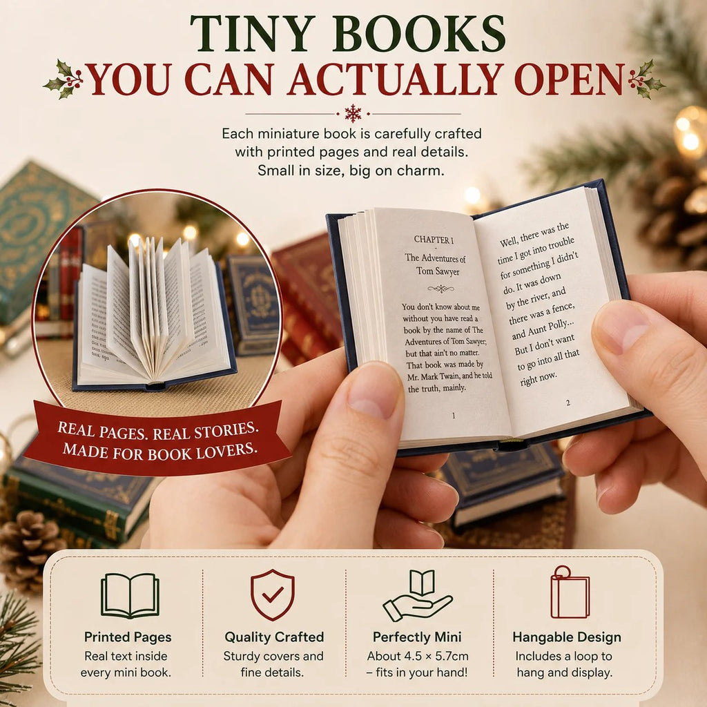 🎁📚 25-Day Mini Book Advent Calendar – A Book Lover's Christmas Countdown
