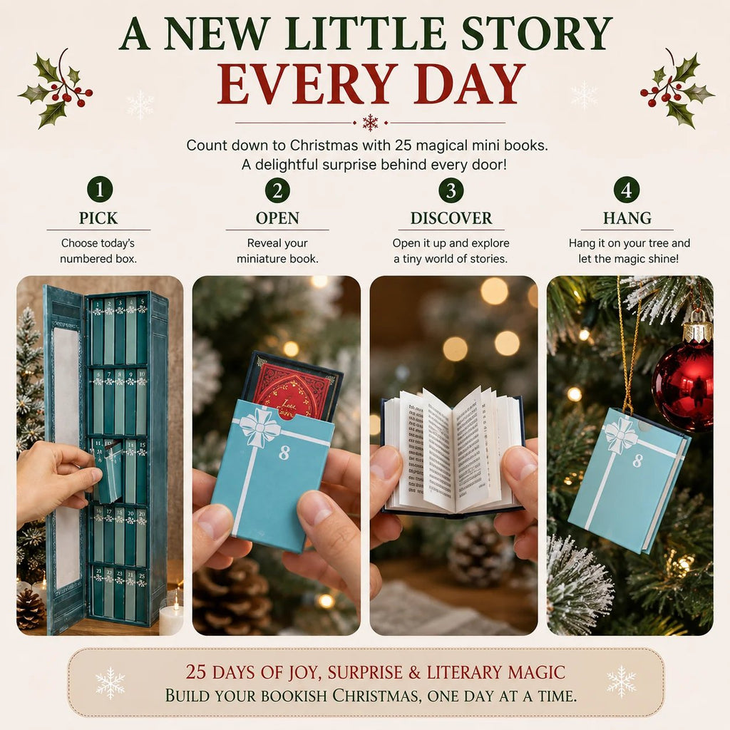 🎁📚 25-Day Mini Book Advent Calendar – A Book Lover's Christmas Countdown
