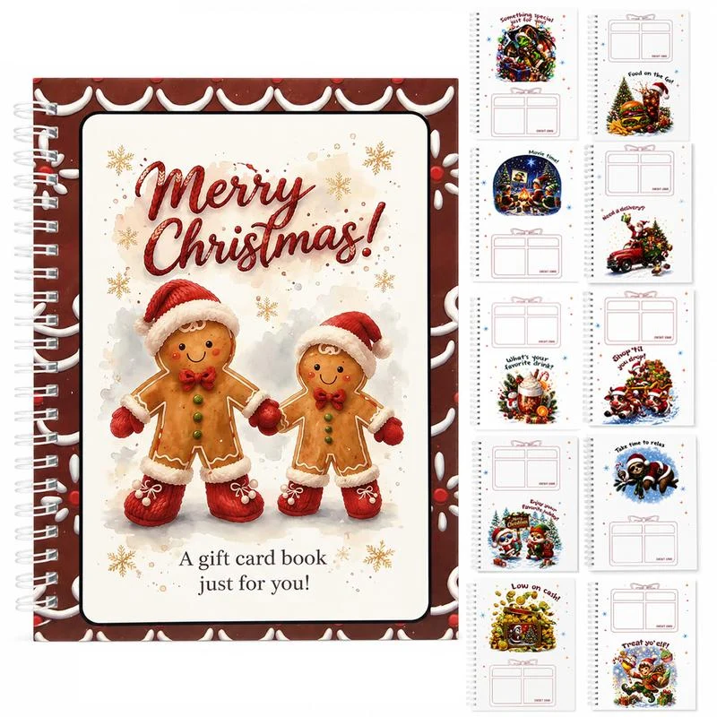 🎁LAST DAY 49% OFF🎅 Christmas Gift Card Book