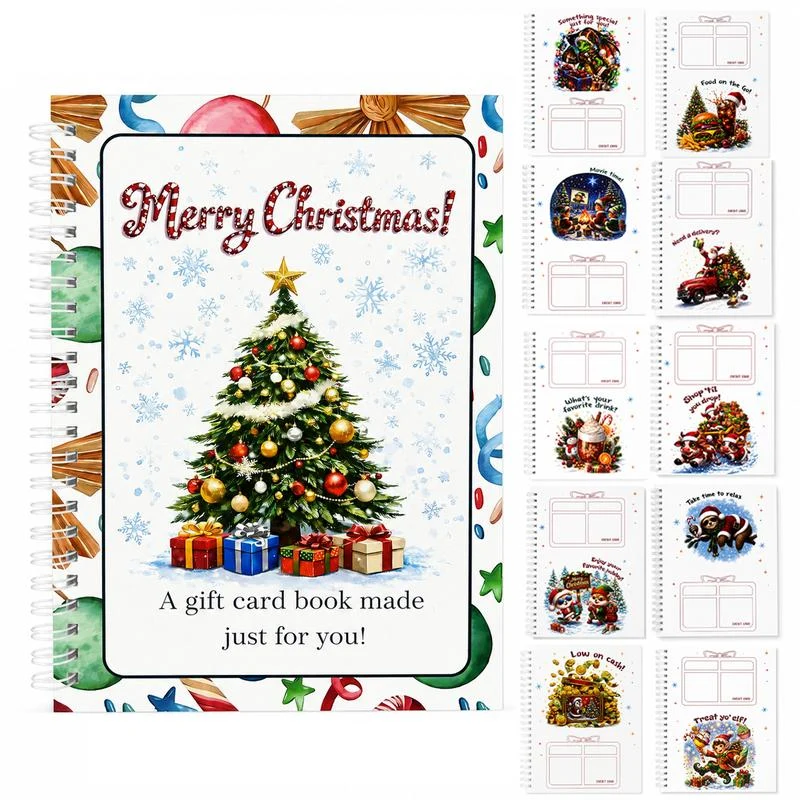 🎁LAST DAY 49% OFF🎅 Christmas Gift Card Book