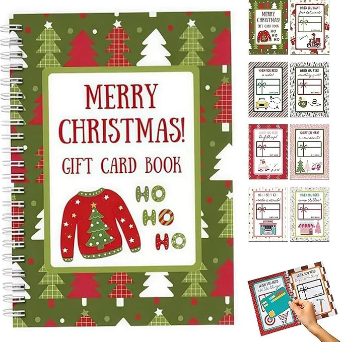 🎁LAST DAY 49% OFF🎅 Christmas Gift Card Book
