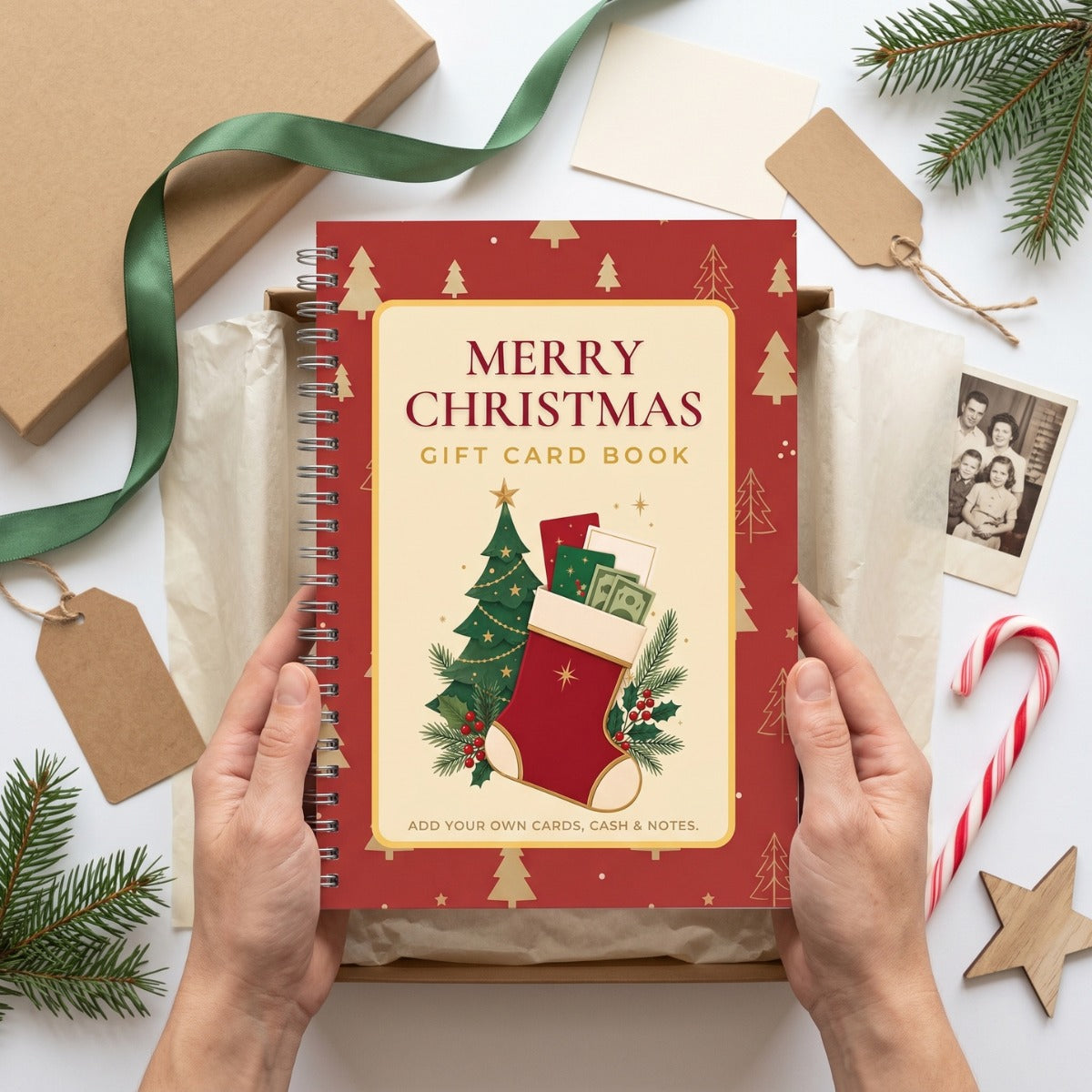🎁LAST DAY 49% OFF🎅 Christmas Gift Card Book